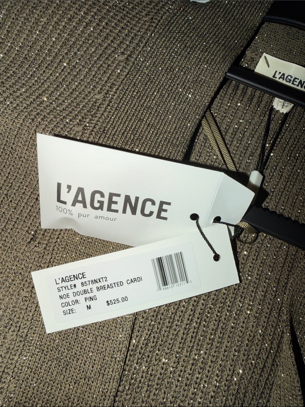 L'AGENCE Noe Double Breasted Cardigan NWT - Picture 11 of 12